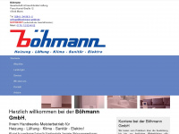 boehmann-gmbh.de Webseite Vorschau