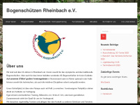 bogenschuetzen-rheinbach.de Webseite Vorschau