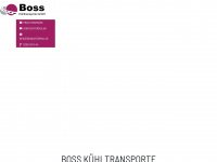 boss-transporte.de Webseite Vorschau