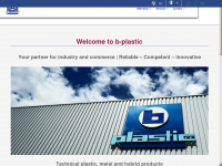 b-plastic.com Webseite Vorschau