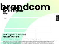 brandcom.de Webseite Vorschau