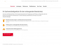 brandschutzbuero.de Webseite Vorschau