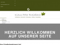 breidbachgrabpflege.de Webseite Vorschau