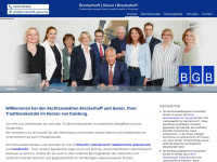 brockerhoff-geiser.de Webseite Vorschau