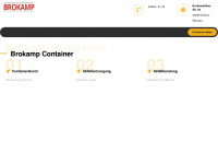 brokamp-container.de Webseite Vorschau