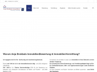 brokbals-immobilien.de Webseite Vorschau