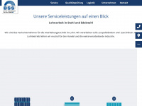 bss-stahlbearbeitung.de Webseite Vorschau
