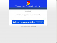 tambourkorps-drevenack.de Webseite Vorschau