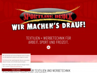 sportline-druck.de Webseite Vorschau
