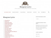 bluegrasslyrics.com