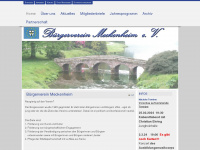 buergerverein-meckenheim.de Webseite Vorschau