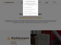 kohlsmann.de Webseite Vorschau