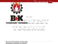 buk-feuerfest-technik.de Webseite Vorschau