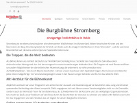 burgbuehne.de Webseite Vorschau