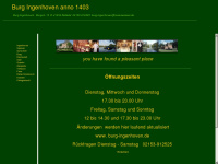 burg-ingenhoven.de Webseite Vorschau