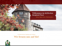 burghotel-pass.de Webseite Vorschau