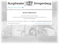 burgtheater-dringenberg.de Webseite Vorschau