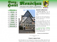burghotel-monschau.de Webseite Vorschau