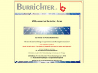 burrichter-solar.de Webseite Vorschau