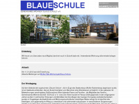 blaue-schule.de Webseite Vorschau