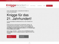 knigge-akademie.de Webseite Vorschau