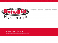butwillis-hydraulik.de Webseite Vorschau