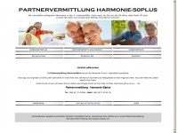 harmonie-50plus.de Webseite Vorschau