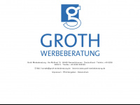 groth-werbeberatung.de Webseite Vorschau