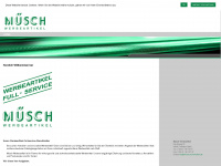 muesch-promotion.de Webseite Vorschau