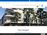 pick-projekt.de Webseite Vorschau