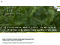 bzv-kleingarten-waf.de Webseite Vorschau