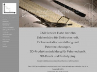 cad-service-hahn.de Webseite Vorschau