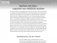 herzog-kuechen.ch Webseite Vorschau