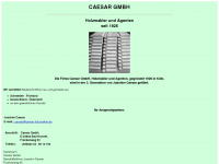 caesar-holzmakler.de Webseite Vorschau