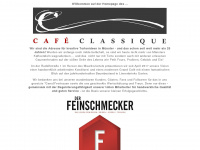 cafe-classique.de Webseite Vorschau