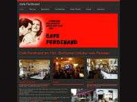 cafe-ferdinand.de Webseite Vorschau