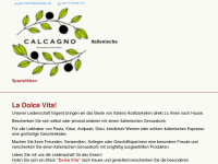 calcagno.de Webseite Vorschau