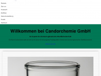 candorchemie.de Webseite Vorschau