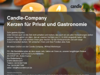 candle-company.de Webseite Vorschau