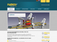 famos-robotic.de Webseite Vorschau