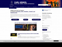 carl-henkel.de Webseite Vorschau