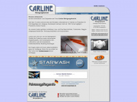 carline-reinigungstechnik.de Webseite Vorschau
