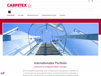 carpetex.de Webseite Vorschau