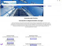 wall-chemie.de Webseite Vorschau