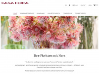 casaflora.de Webseite Vorschau