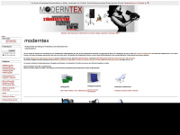 moderntex.de Webseite Vorschau