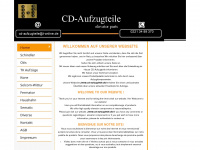 cd-aufzugteile.de Webseite Vorschau