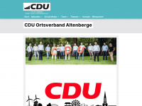 cdu-altenberge.de Webseite Vorschau