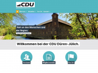 cdu-kreis-dueren.de Webseite Vorschau