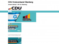 cdu-oberberg.de Webseite Vorschau